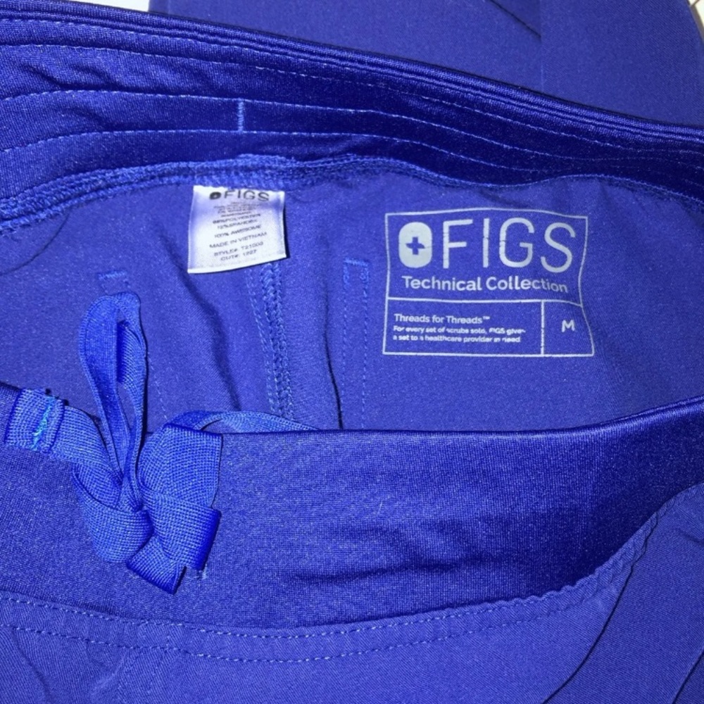 Figs Scrubs Deep Royal Blue Livingston bottoms